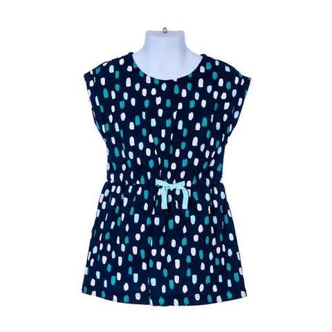 Girl's Gymboree Dotted Drawstring Dress