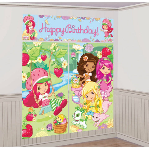 Strawberry Shortcake Giant Scene Setter Wall Decorating Kit