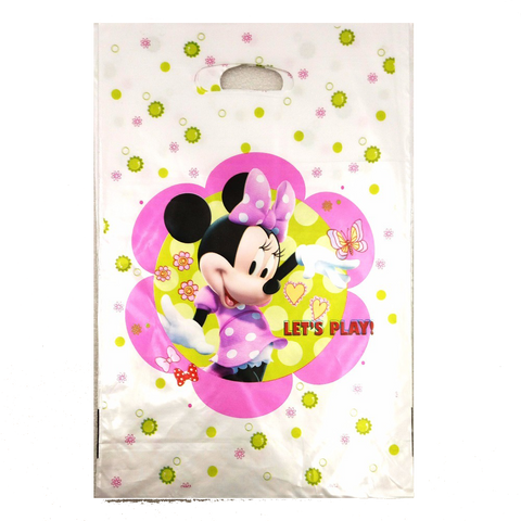 Minnie Party Plastic Loot Bag (10pcs)