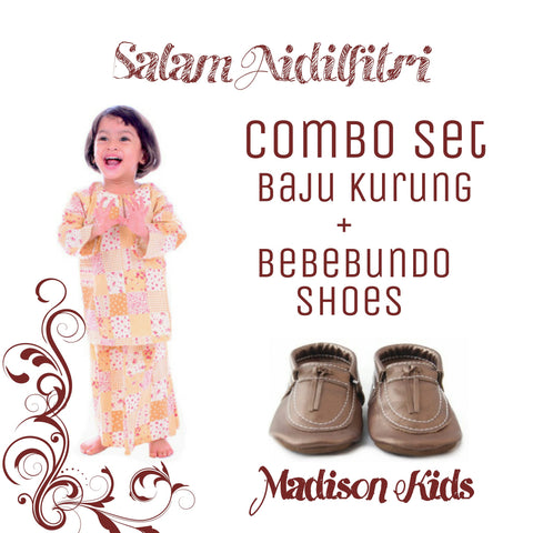 Combo Set Baju Kurung + Bebebundo