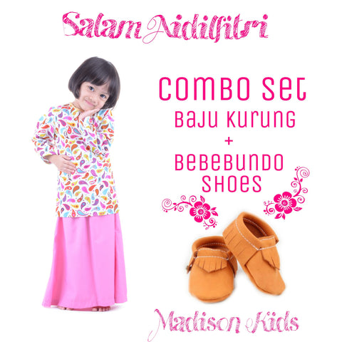 Combo Set Baju Kurung + Bebebundo