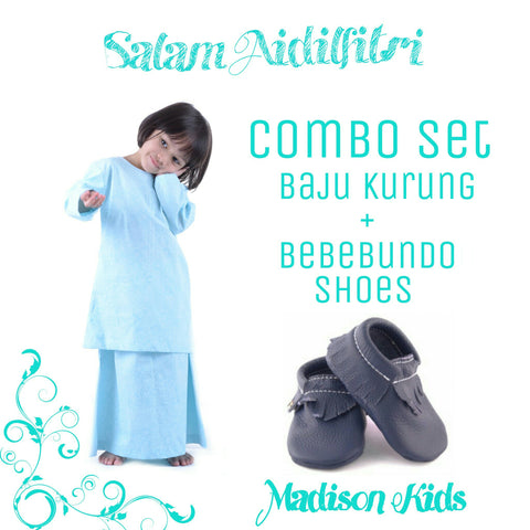 Combo Set Baju Kurung + Bebebundo