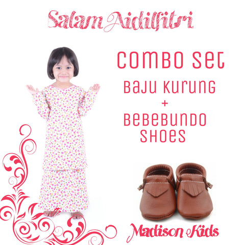 Combo Set Baju Kurung + Bebebundo