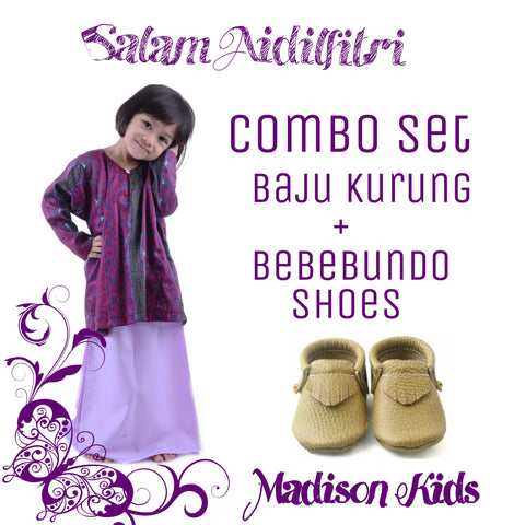 Combo Set Baju Kurung + Bebebundo