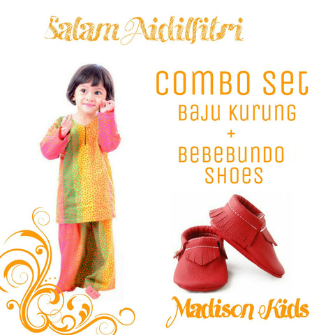 Combo Set Baju Kurung + Bebebundo