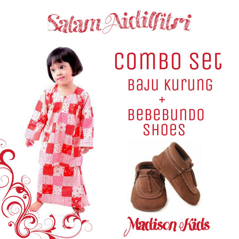 Combo Set Baju Kurung + Bebebundo