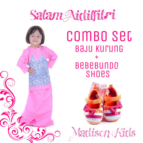 Combo Set Baju Kurung + Bebebundo