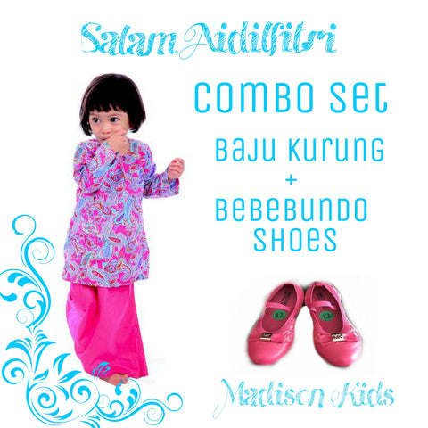 Combo Set Baju Kurung + Bebebundo