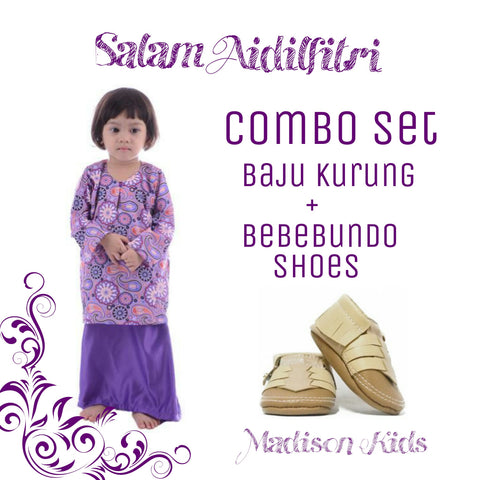 Combo Set Baju Kurung + Bebebundo