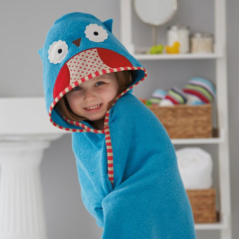 Zoo Hooded Towel - Owl
