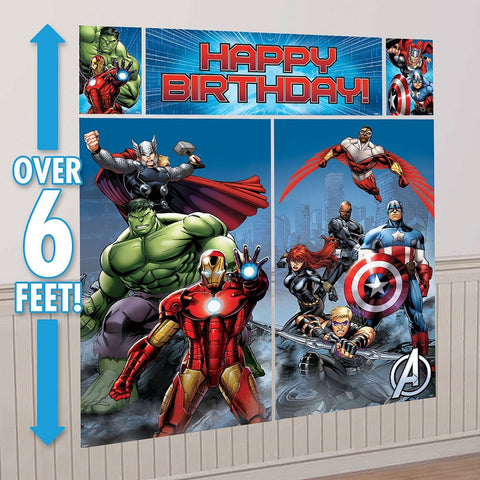 Marvel Avengers Assemble Scene Setter Wall Decorating Kit