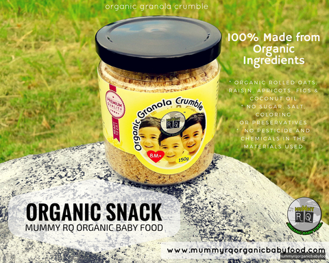Mummy RQ snacks granola