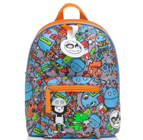 Babymel Zip & Zoe Mini backpack robot blue