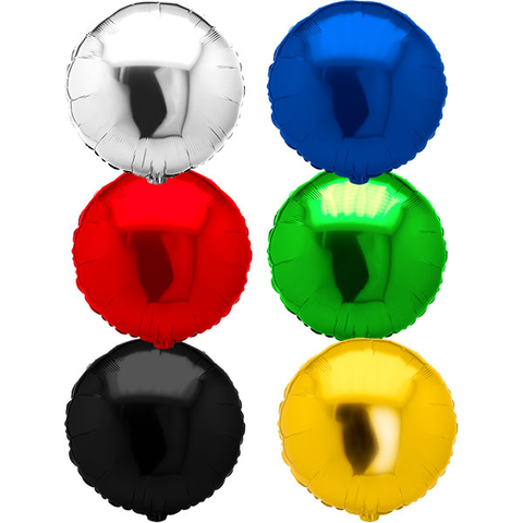 Foil Round Shaped Balloon 18' Aluminium