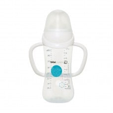 BEBE CONFORT MATERNITY INNOVATION EASY CLIP 270ML BOTTLE WITH HANDLE WHITE 6-24MONTH