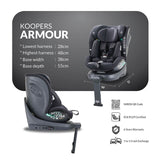 Koopers Armour 360 Baby Car Seat | ECE R129 Approved SAFE