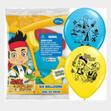 Disney's Jake & the Never Land Pirates Printed 12in Latex Balloons.