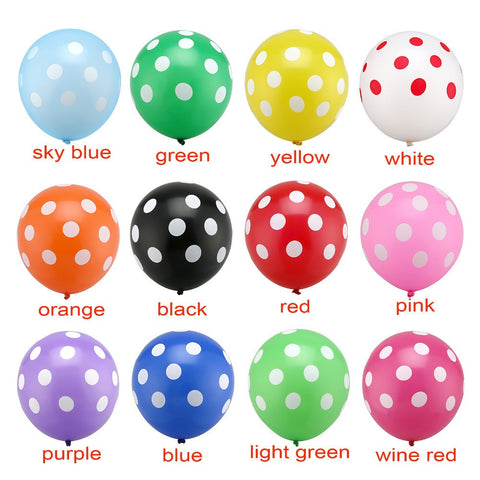 Latex Polkadot Balloons