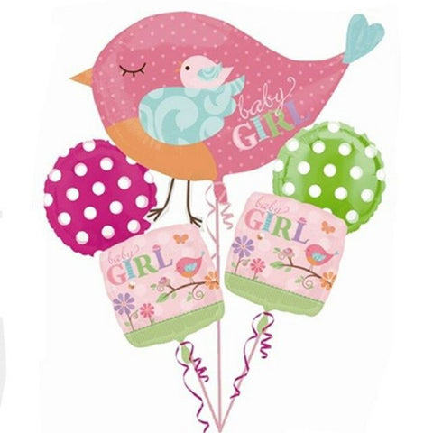 Tweet Baby Girl balloon bouquets