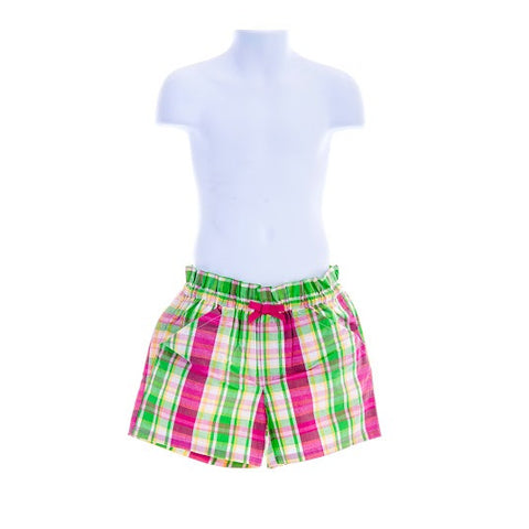 Girl's Gymboree Checked Shorts with Bow