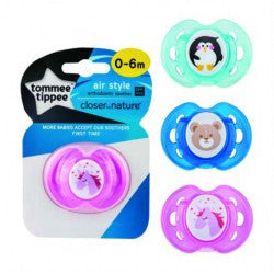Tommee Tippee Closer To Nature Air Style Soother (0-6m)
