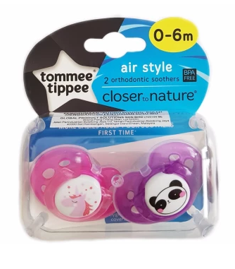 Tommee Tippee Closer To Nature Air Style Soother (0-6m)