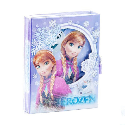 Frozen Anna and Olaf Diary Container Box + Diary Book (50 pages) + Lock + keys 2 units