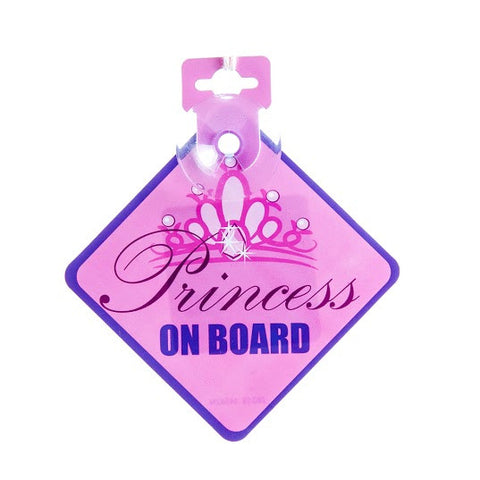 On Board Sign Princess design