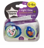 Tommee Tippee Closer To Nature Night Time Soother (0-6m)