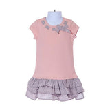 Girl's Maggie Zoe Short Sleeve Dress with PolkaDot