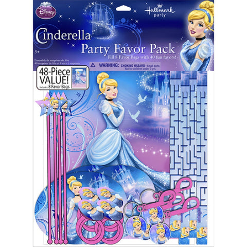 Disney CInderella Party Favor Pack (48 Pieces)
