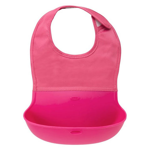 Roll Up Bib - Pink