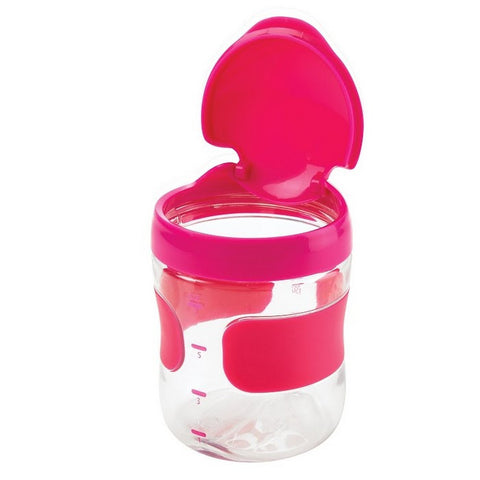 Large Flip-Top Snack Cup - PINK