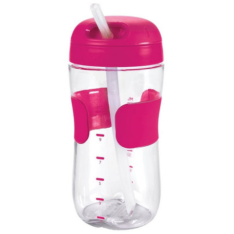 STRAW CUP (11 OZ.) - PINK