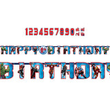 Marvel Avengers Assemble Happy Birthday Jumbo Letter Banner Kit
