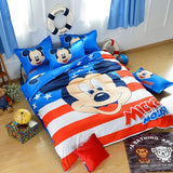 CARTOON BED SHEET MIKI US FLAG