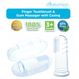 Autumnz - Finger Toothbrush & Gum Massager With Casing
