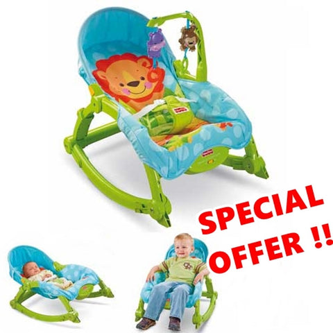 Fisher Price Newborn to Toddler Portable Rocker (Lion)