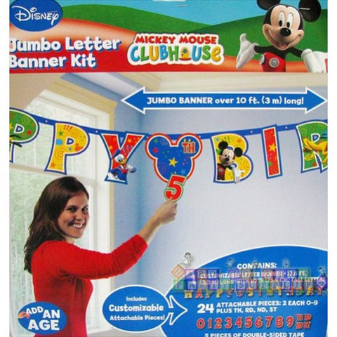 Disney Mickey Mouse Clubhouse Jumbo Letter Banner Kit