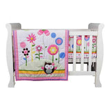 Koopers Embroidery Bedding Set PINK OWL
