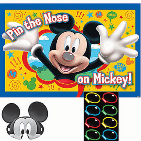 Mickey Mouse Pin The Nose Party Game
