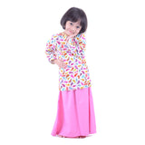 MK Girls Colourful Abstract Baju Kurung