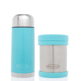 Autumnz - SS Vacuum Flask & Food Jar Set 500ml *Blue*