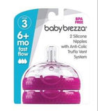 Baby Brezza Stage  Replacement Baby Bottle Nipples