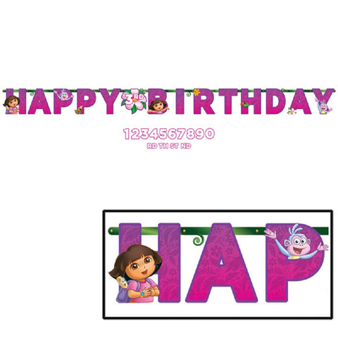 Dora The Explorer Happy Birthday Jumbo Banner Kit