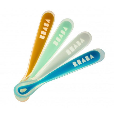 Beaba 4 Set Silicone Spoons