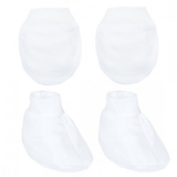 Autumnz - Mitten and Bootie Set - White
