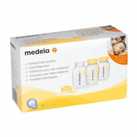 3 pcs Medela Breastmilk Collection and Storage Bottles (150ml)