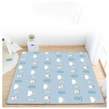 Autumnz - PE Foldable Baby Playmat (Size M: 180cm x 160cm x 1cm) *Jungle Safari / Alphabets*