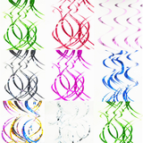 Amscan 12 Swirl Decorations
